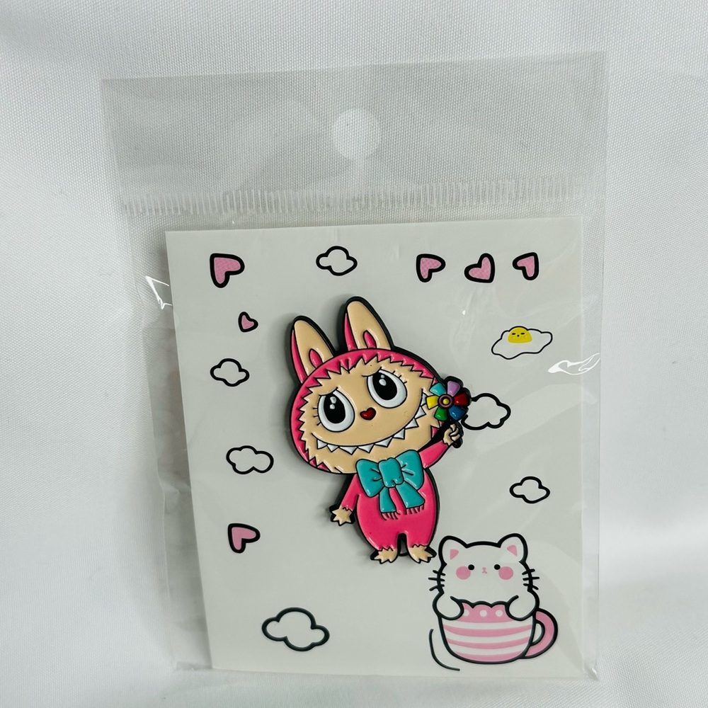 Labubu The Monsters Pin in Pink - Picture 4 of 5